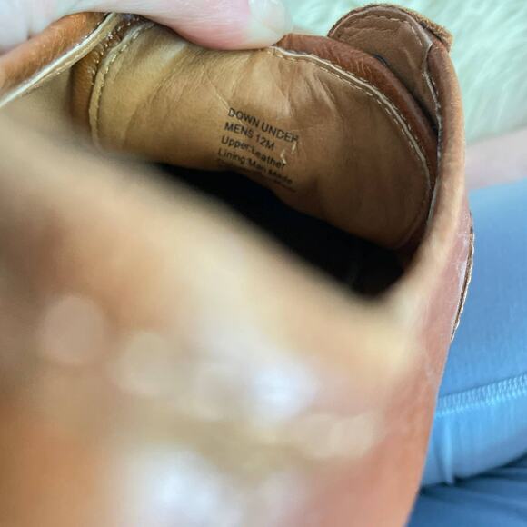 Kenneth Cole New York Get Down 2 It Leather Sneaker Brown Men Size 12M N2707* - Picture 9 of 12